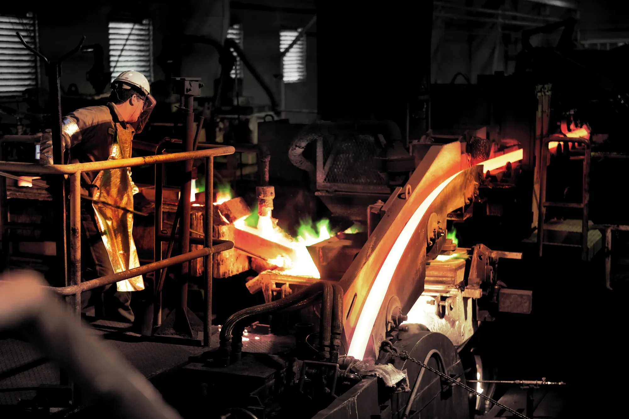 Copper being processed at Prysmian’s Encore Wire site in near Dallas, Texas.