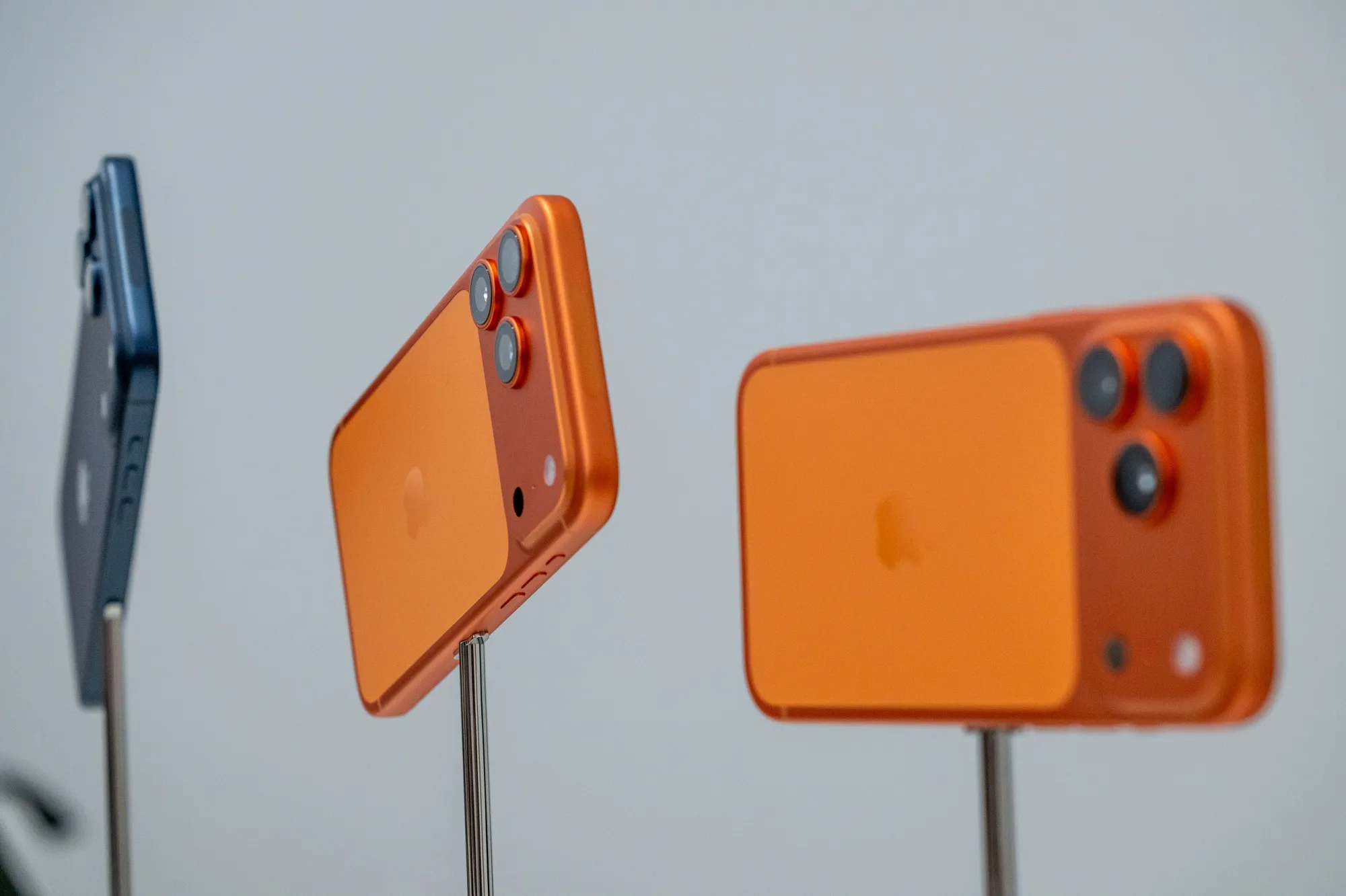 The Apple iPhone 17 Pro during an event at Apple Park in Cupertino, California.