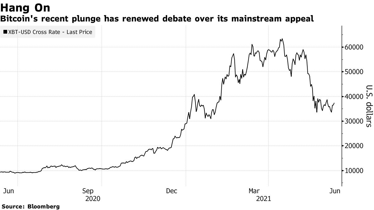Bitcoin's recent plunge has renewed debate over its mainstream appeal