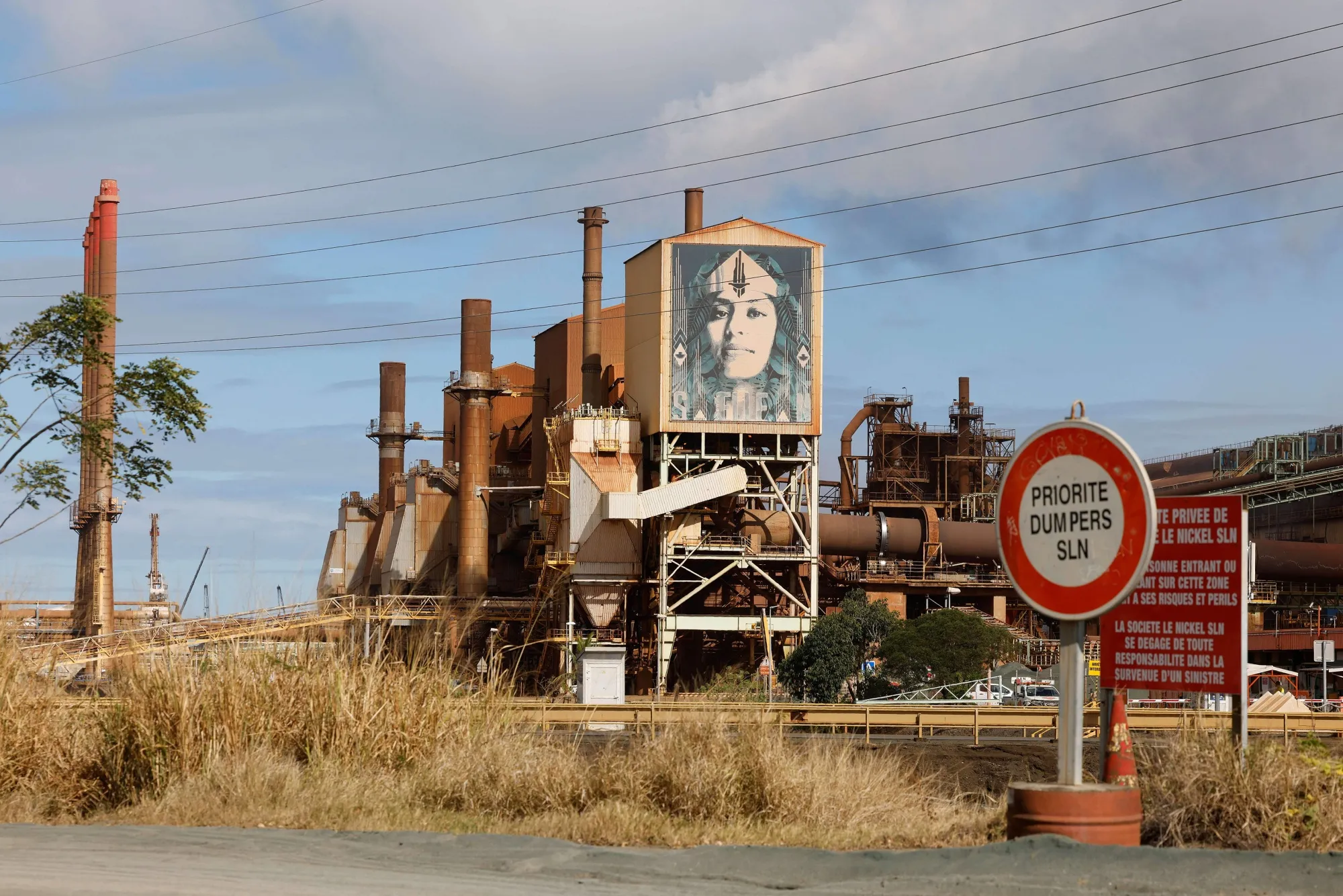 Eramet SA’s nickel factory&nbsp;in Noumea.
