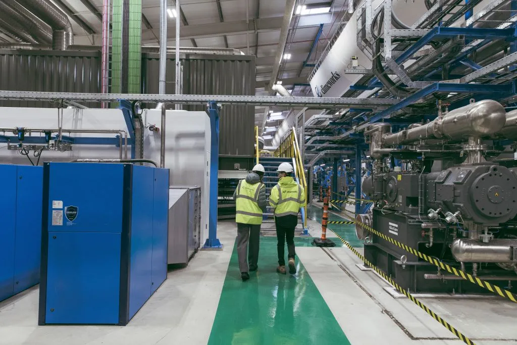 Inside the Climeworks AG Mammoth carbon removal plant in Iceland&nbsp;on Wednesday, May 8, 2024.