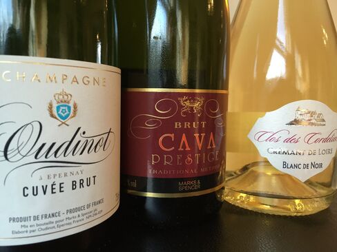 Sparkling wine.