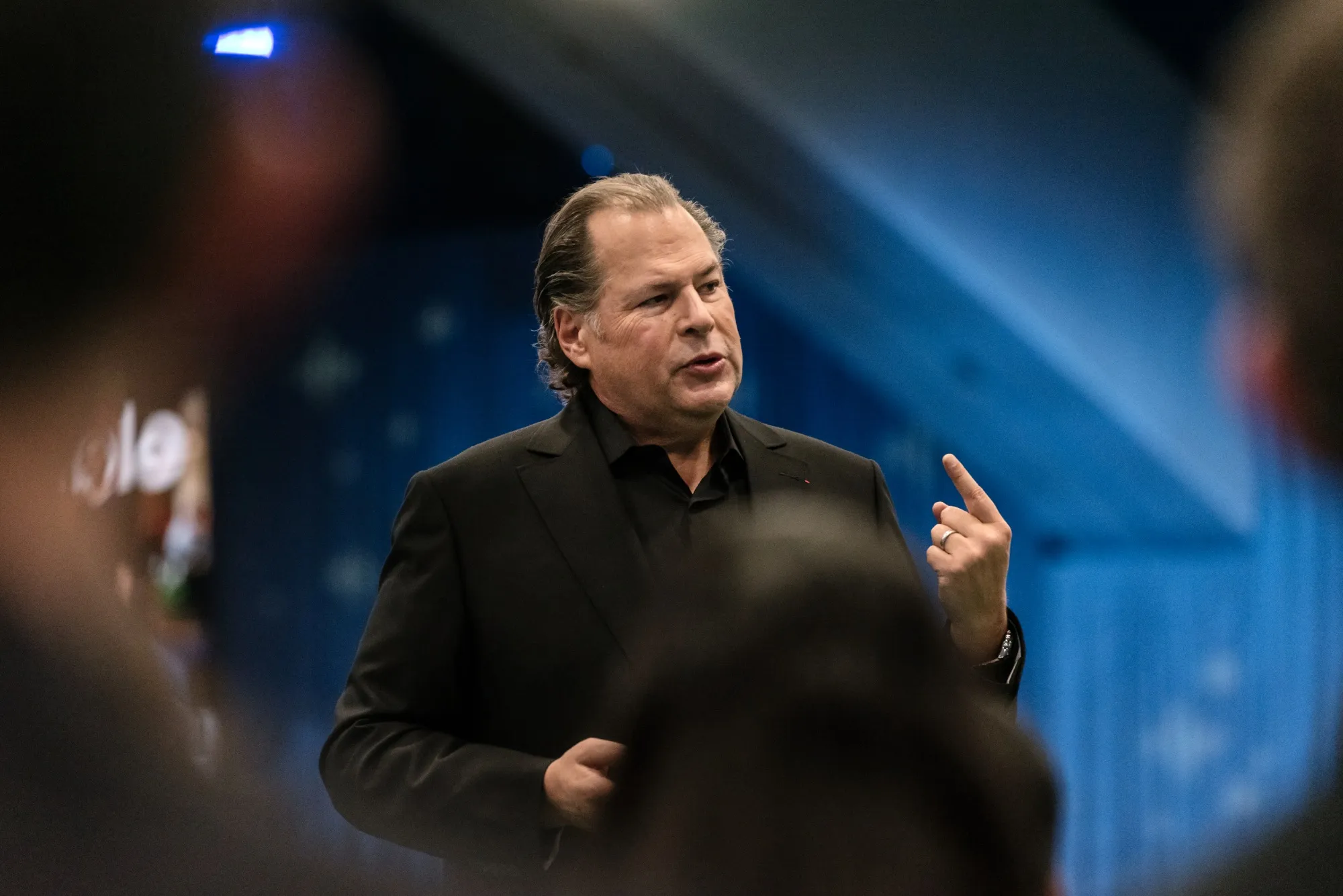 Marc Benioff during the Dreamforce conference in San Francisco on Oct. 14.