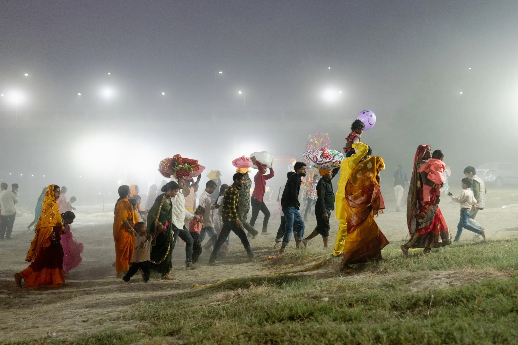 Delhi ungulfed in smog on Nov. 7.