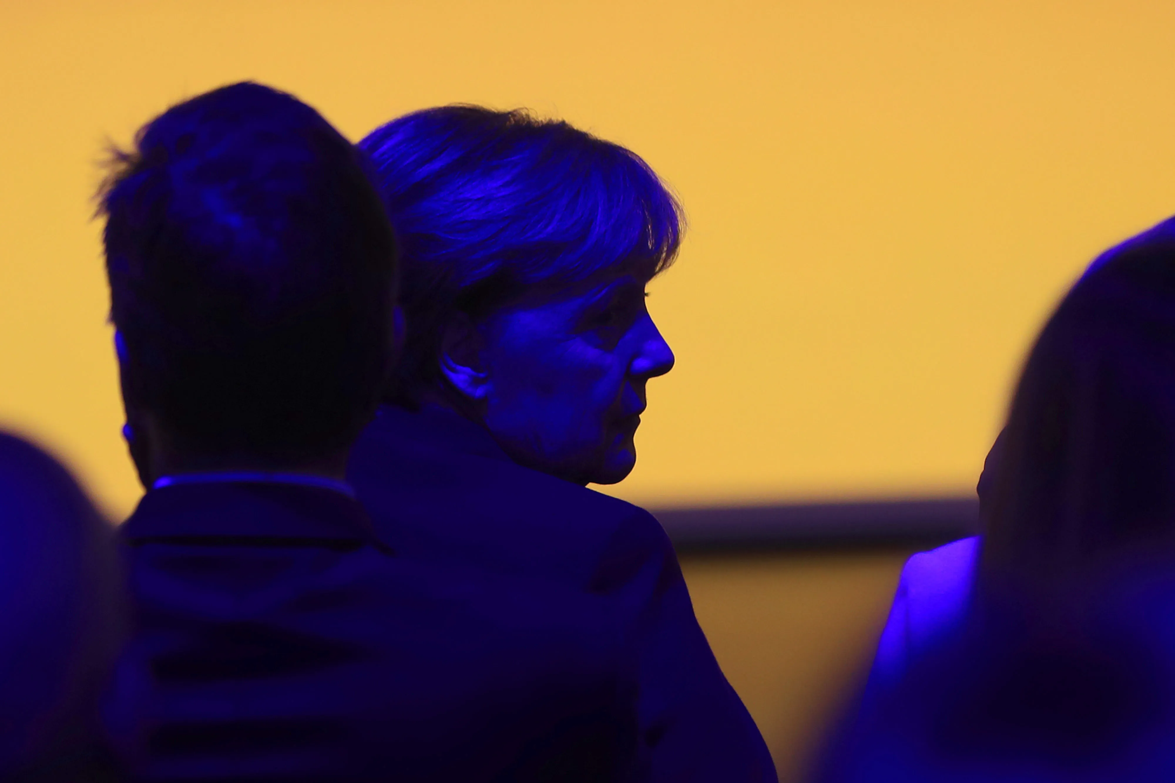 Angela Merkel tours VW's ID.3 electric vehicle factory in Zwickau, Germany, on Nov. 4.