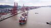 The MSC Oliver container ship, operated by Mediterranean Shipping Co. (MSC), is pulled by tug boats in this aerial photograph taken above the Port of Ningbo-Zhoushan in Ningbo, China, on Wednesday, Oct. 31, 2018. President Donald Trump wants to reach an agreement on trade with Chinese President Xi Jinping at the Group of 20 nations summit in Argentina later this month and has asked key U.S. officials to begin drafting potential terms, according to four people familiar with the matter.