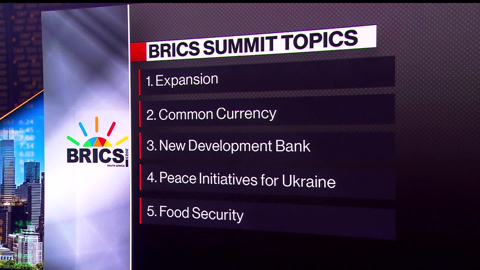 Watch Tufts University's Papa on BRICS Summit - Bloomberg