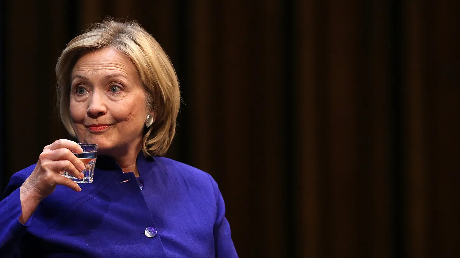 Hillary Rodham Clinton, former United States Secretary of State, U.S. Senator, and First Lady of the United States, speaks during the presentation of the German translation of her book 'Hard Choices' ('Entscheidungen' in German) at the Staatsoper in the Schiller Theater on July 6, 2014 in Berlin, Germany.
