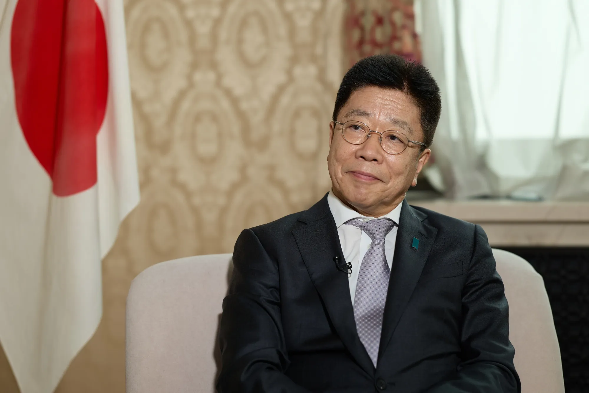 Japan's Finance Minister Katsunobu Kato during an interview in Tokyo in June.