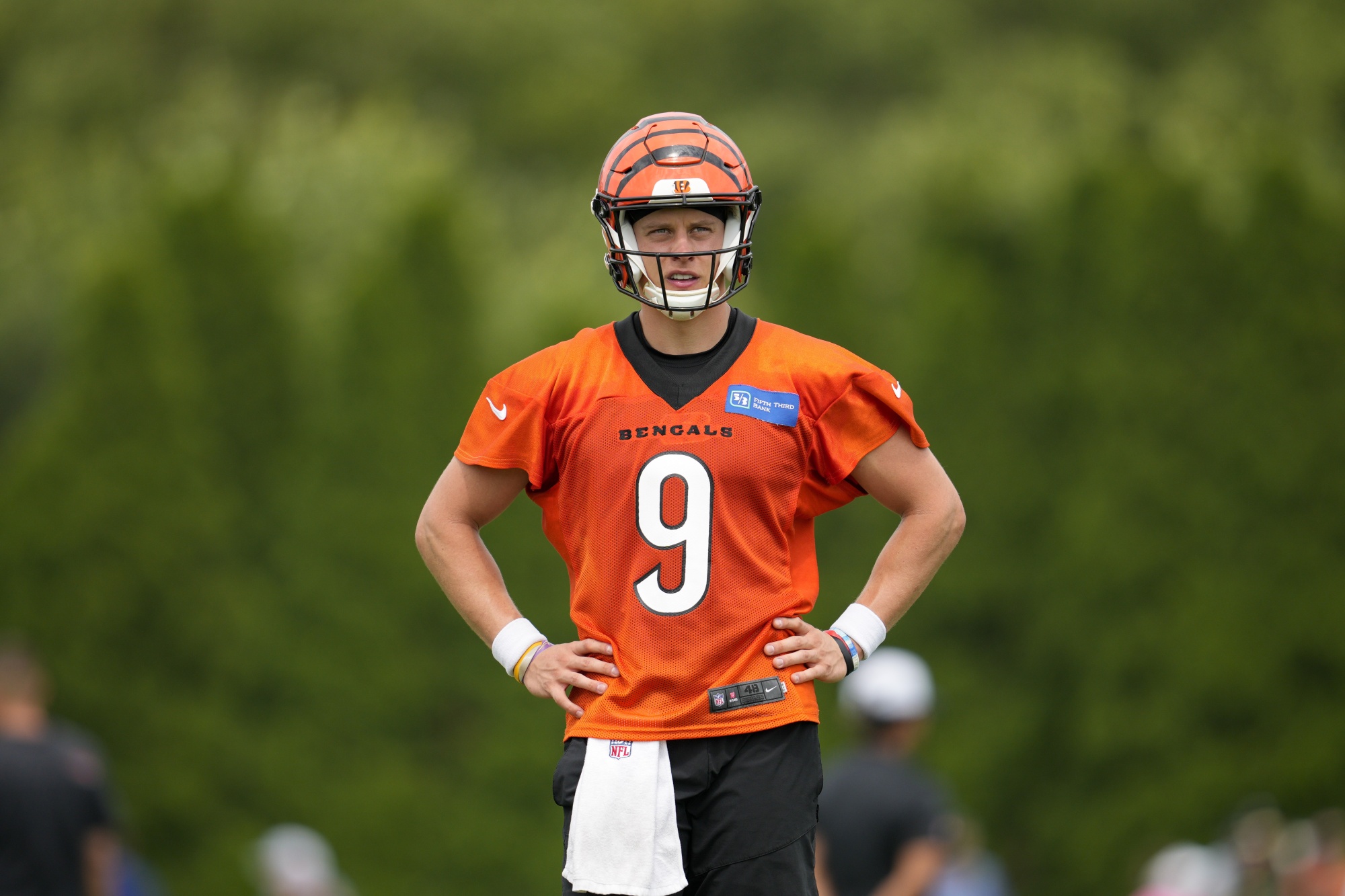 Bengals quarterback Joe Burrow back at practice for the first time since  July 27 - Bloomberg