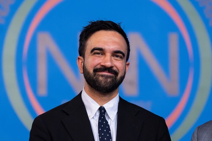 NYC Mayoral Candidate Zohran Mamdani Campaigns In Harlem