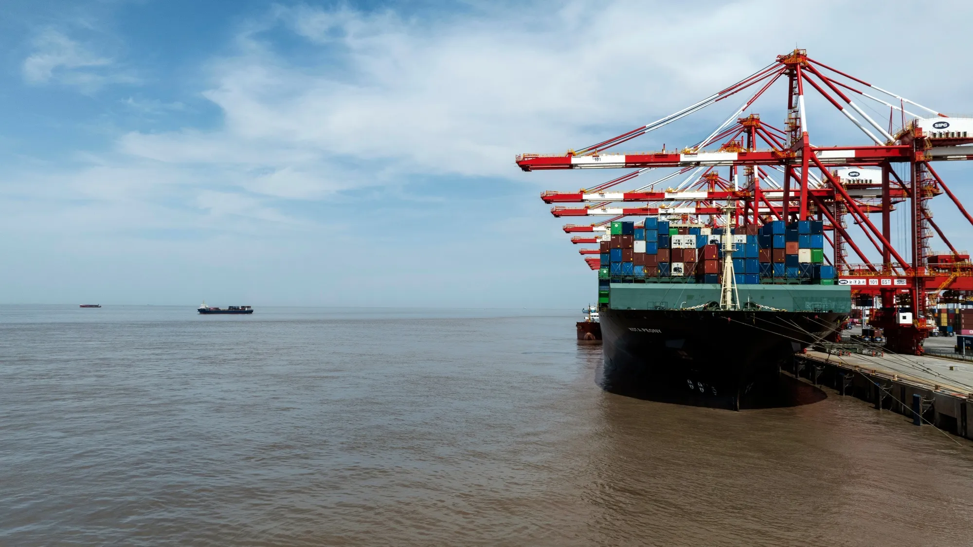 Yangshan Deepwater Port in Shanghai as Europe on Alert for Cheap Chinese Imports