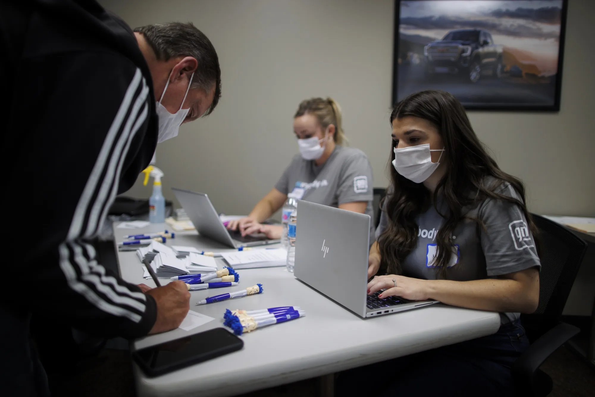 Back to the job fair.