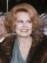 Actress Arlene Dahl arrives at the 54th Annual Academy Awards in Los Angeles, March 29, 1982. Dahl, the actor whose charm and striking red hair shone in such Technicolor movies of the 1950s as “Journey to the Center of the Earth&quot; and “Three Little Words,” died Monday, Nov. 29, 2021, at age 96. (AP Photo/Reed Saxon, File)