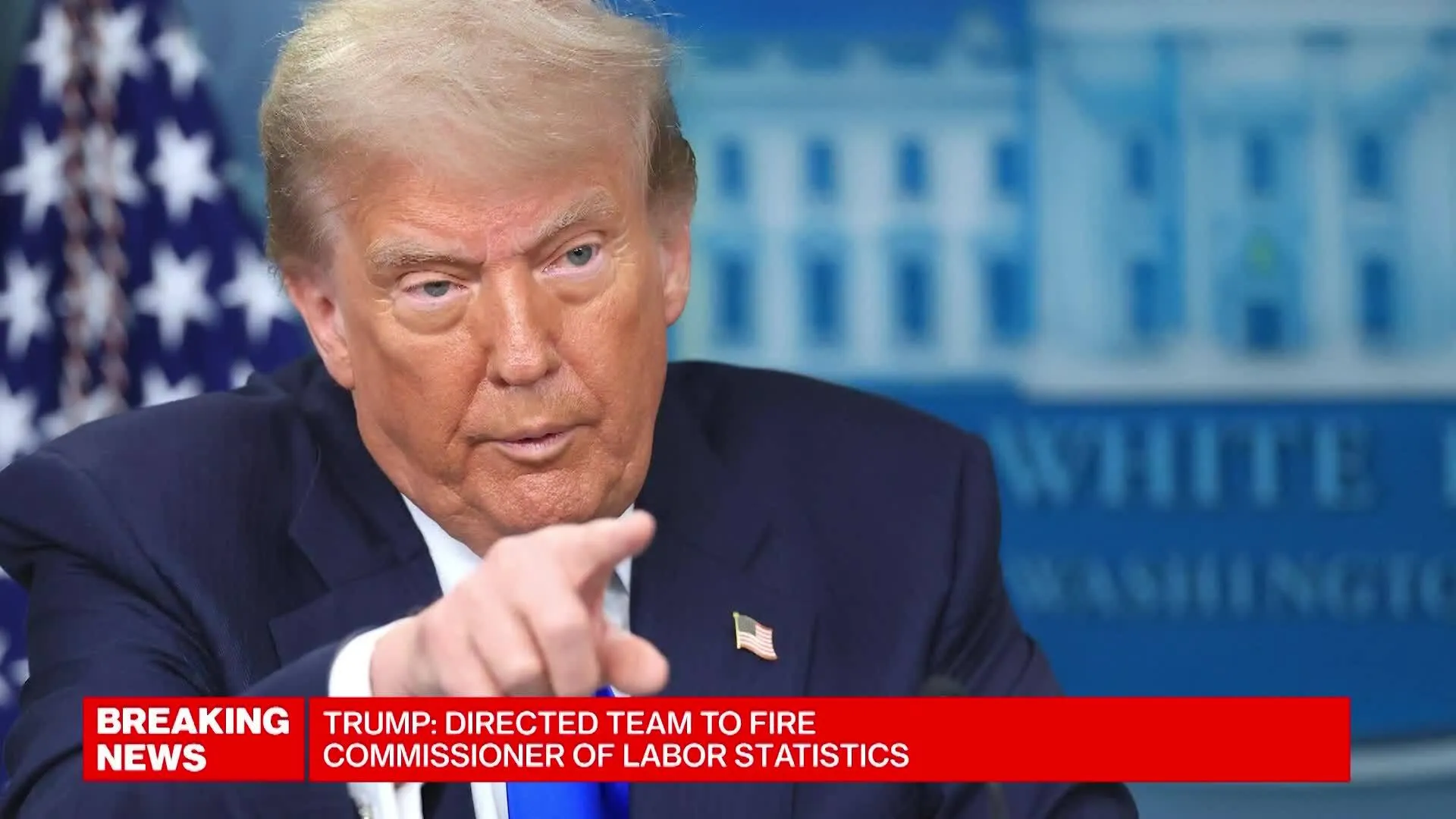 Watch Trump Says He’ll Fire Labor Statistics Head After Weak Jobs Data ...