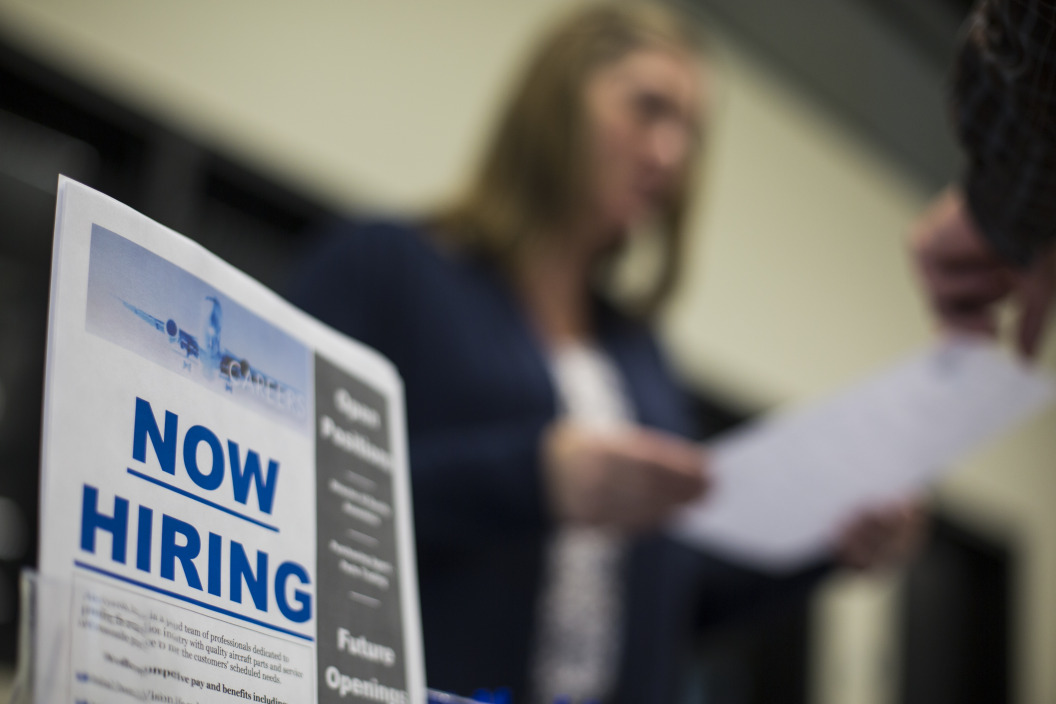Initial jobless claims have been going down.
