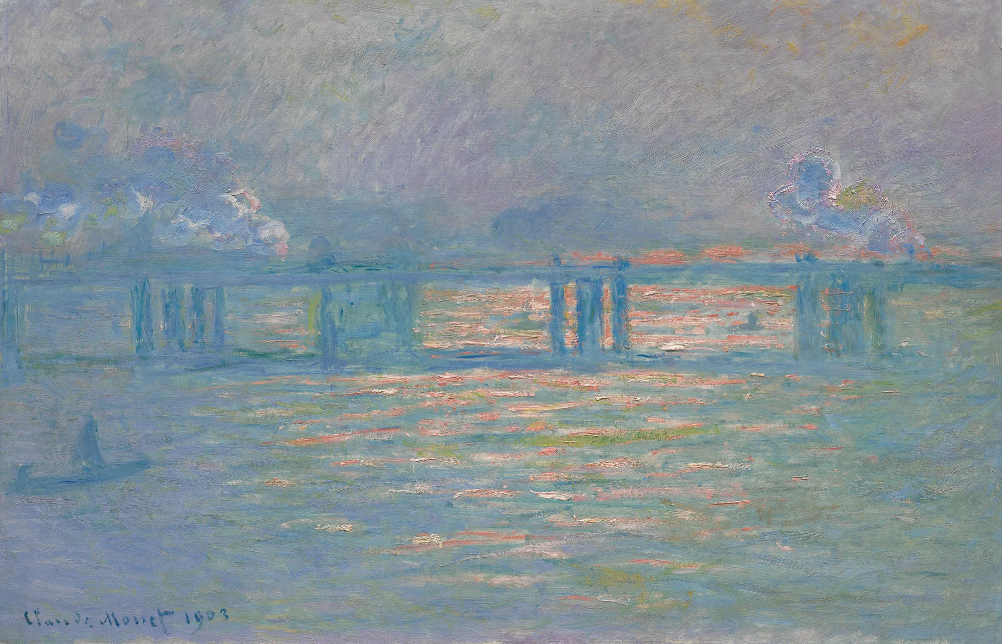 “Charing Cross Bridge” by Claude Monet