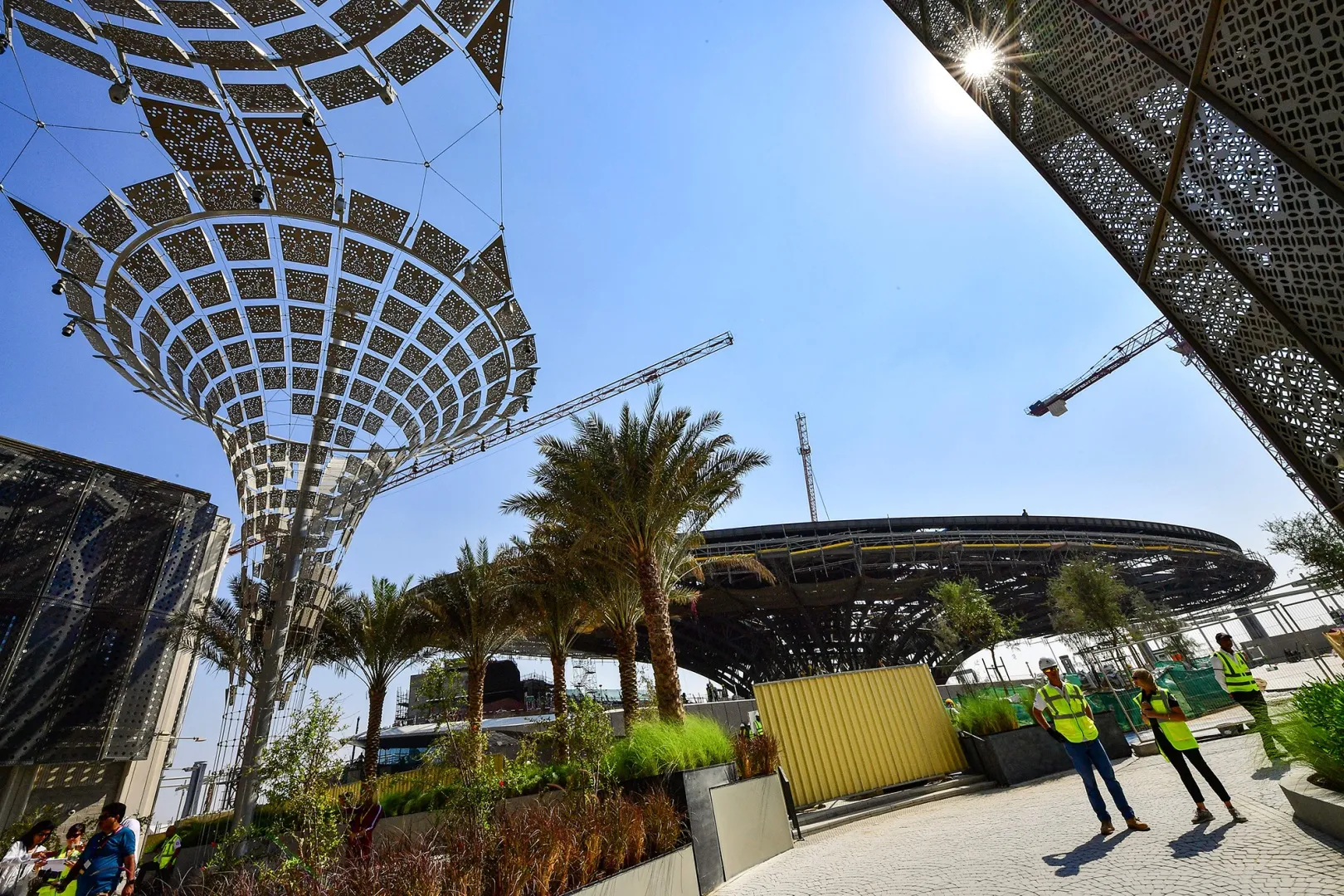 Construction work at the site of the Expo 2020 Dubai in 2019.