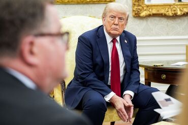 President Trump Meets NATO Secretary General As ‘Major’ Russia Statement Planned For Monday