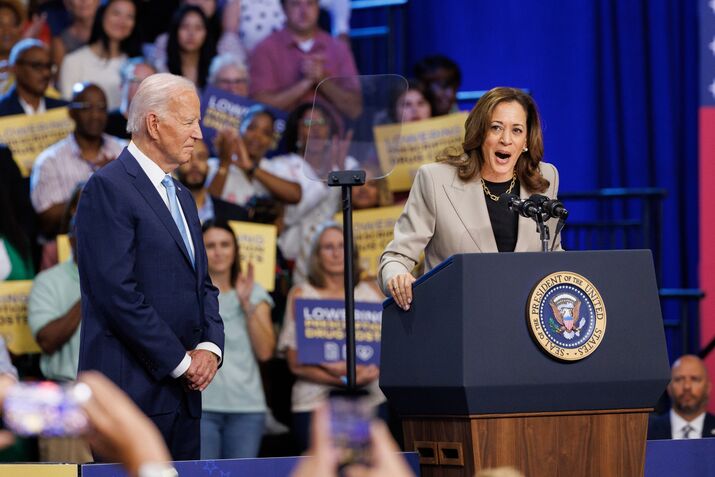 Biden Returns To Campaign Trail, Navigating New Harris Dynamic