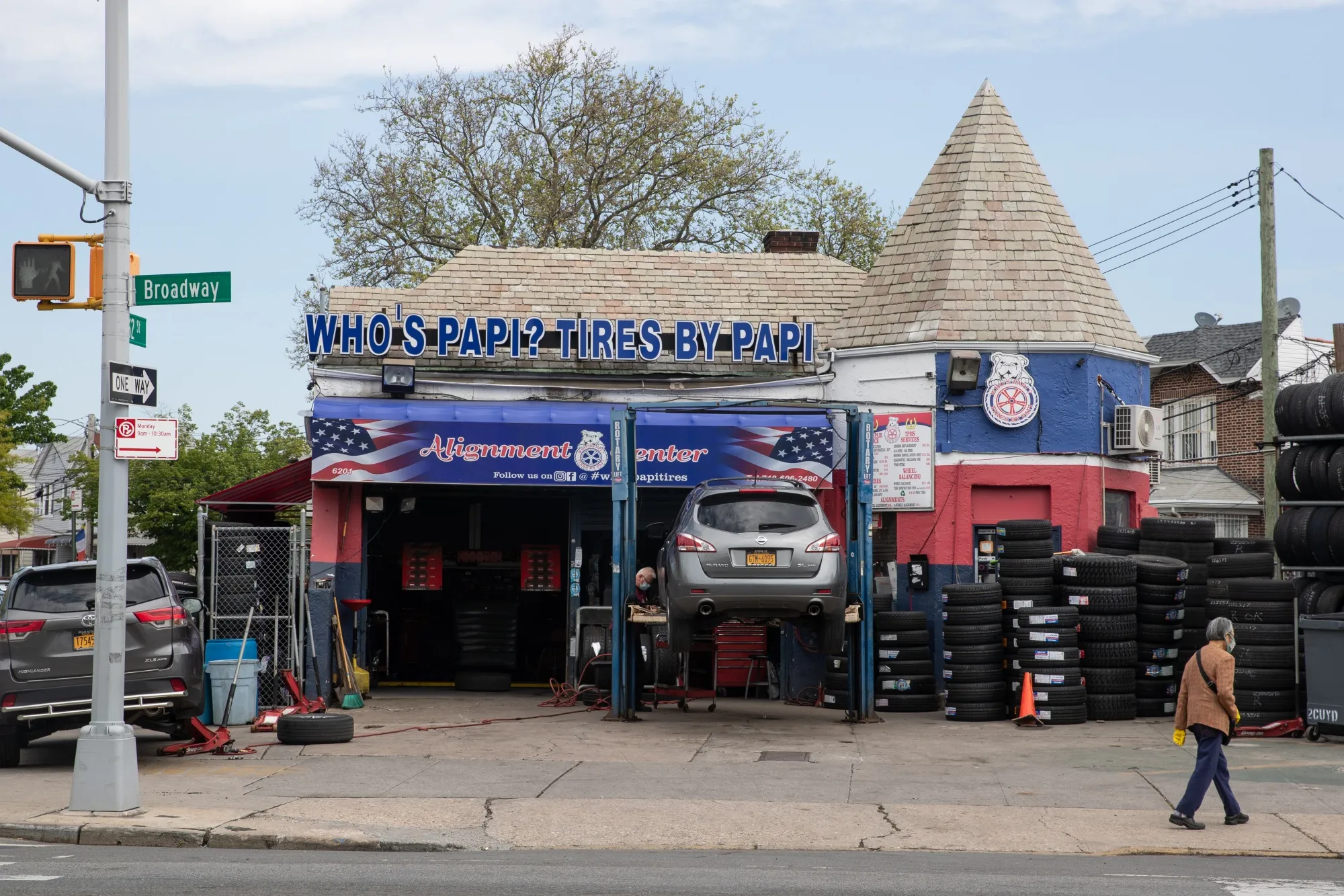 Who's Papi? Tires by Papi auto repair shop in Queens.