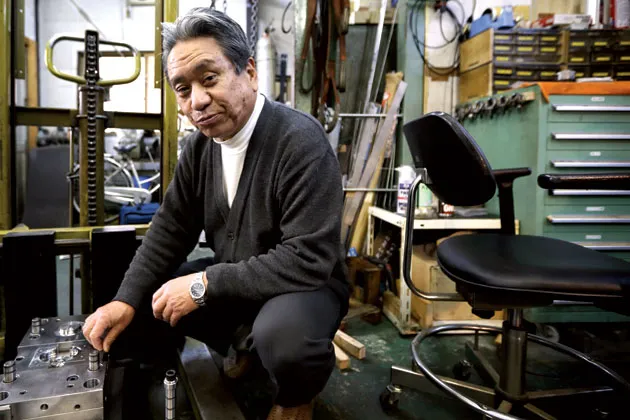 Namiki hasn't upgraded his machinery since 1989