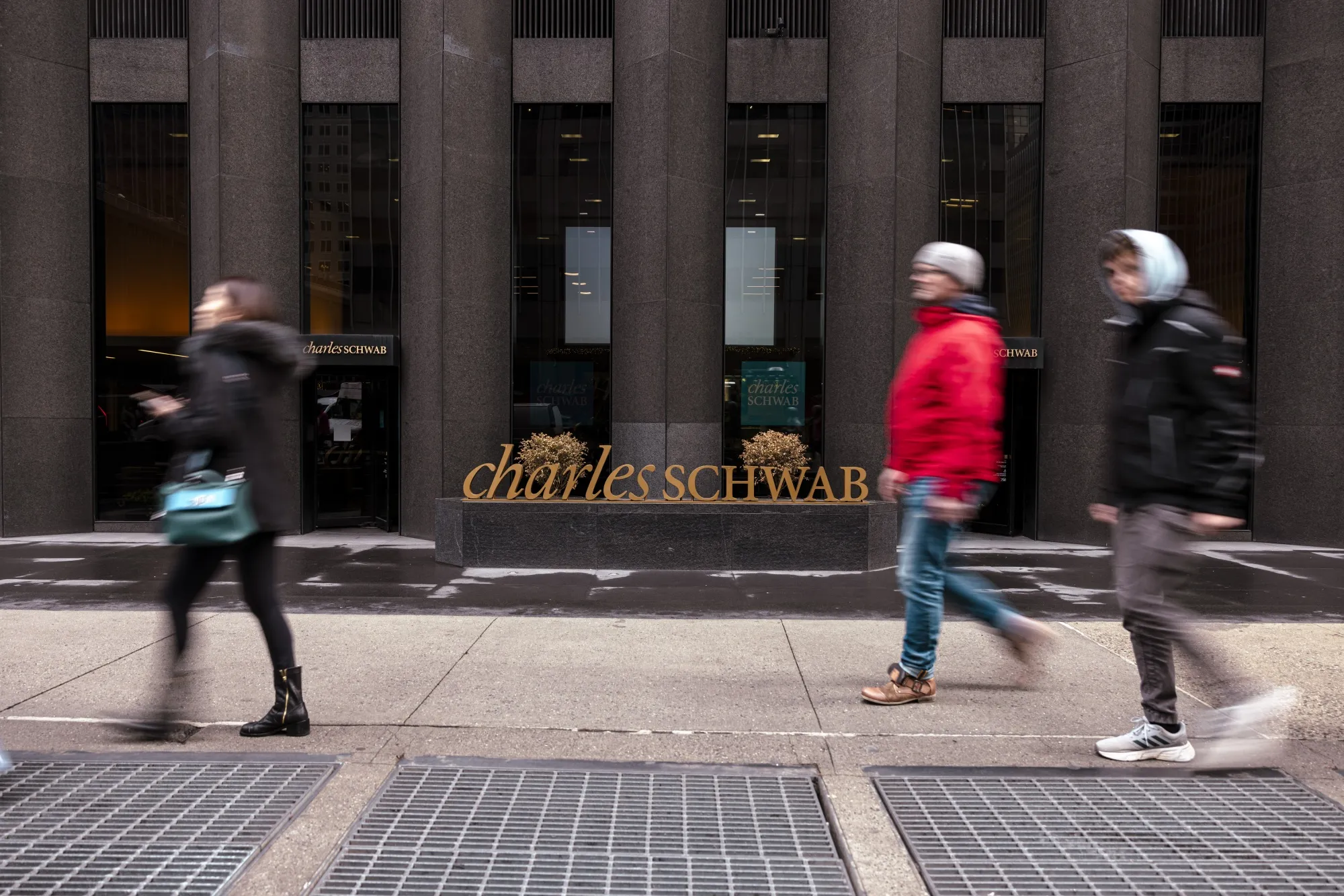 A Charles Schwab location in New York.