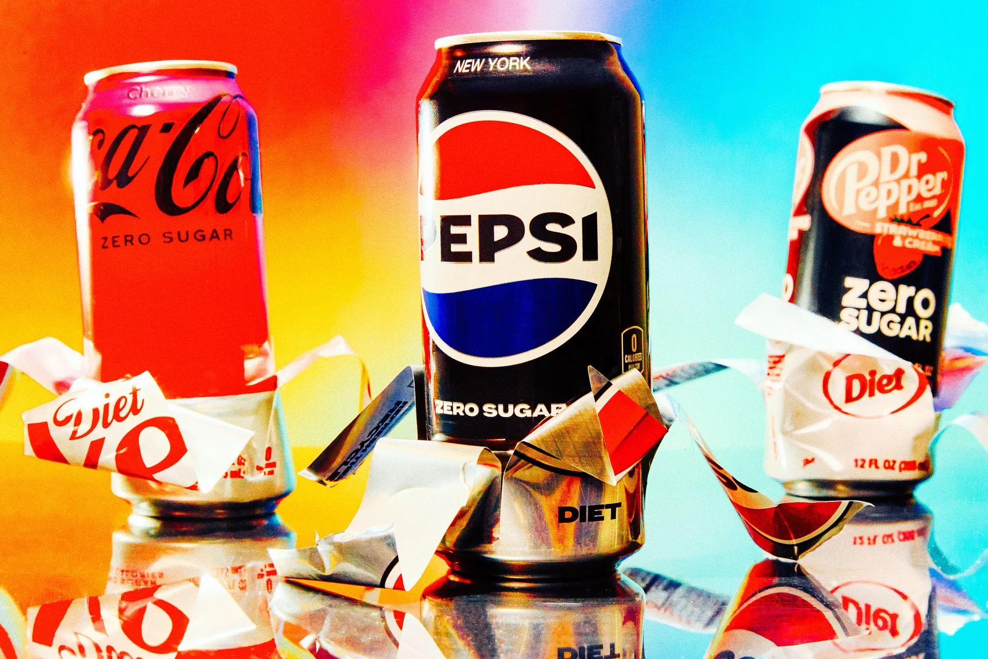 米国清涼飲料市場で、「ダイエット」を冠したソーダ類から「ゼロシュガー」製品へのシフトが鮮明に