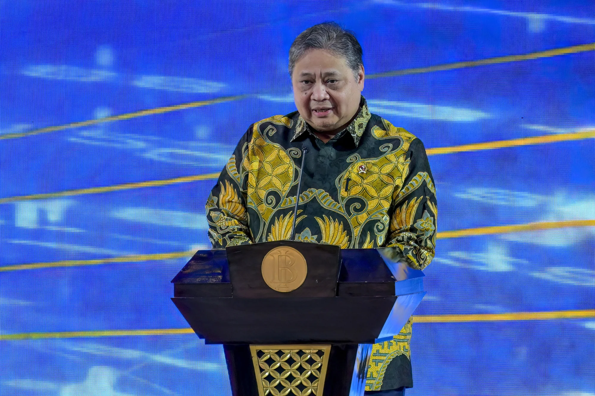 Coordinating Minister for Economic Affairs Airlangga Hartarto.