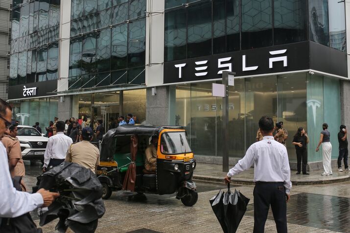 Tesla Opens First Showroom in India