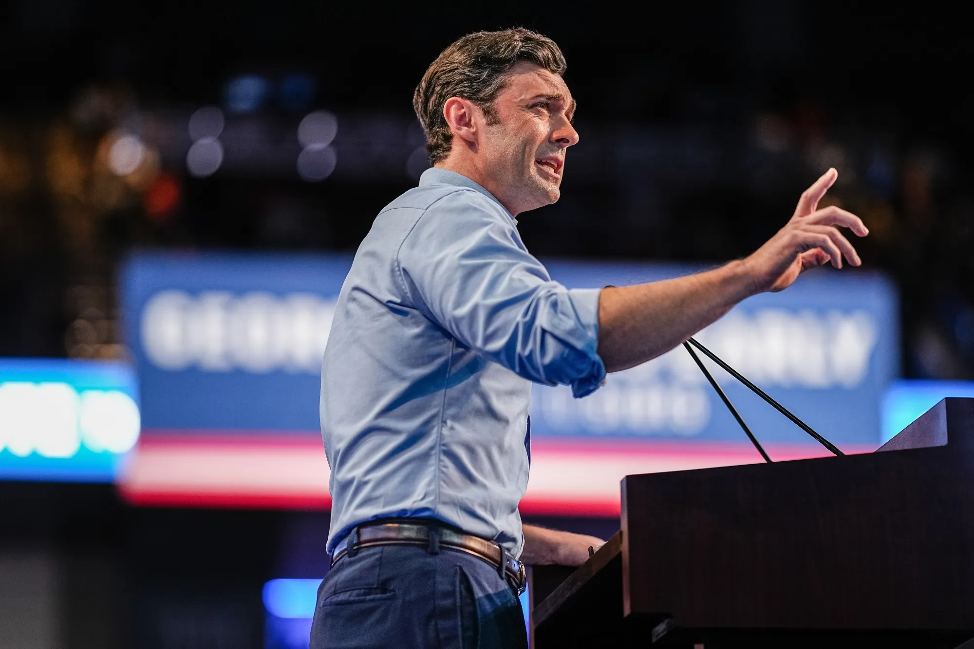 Former President Obama Campaigns With Georgia Democrats
