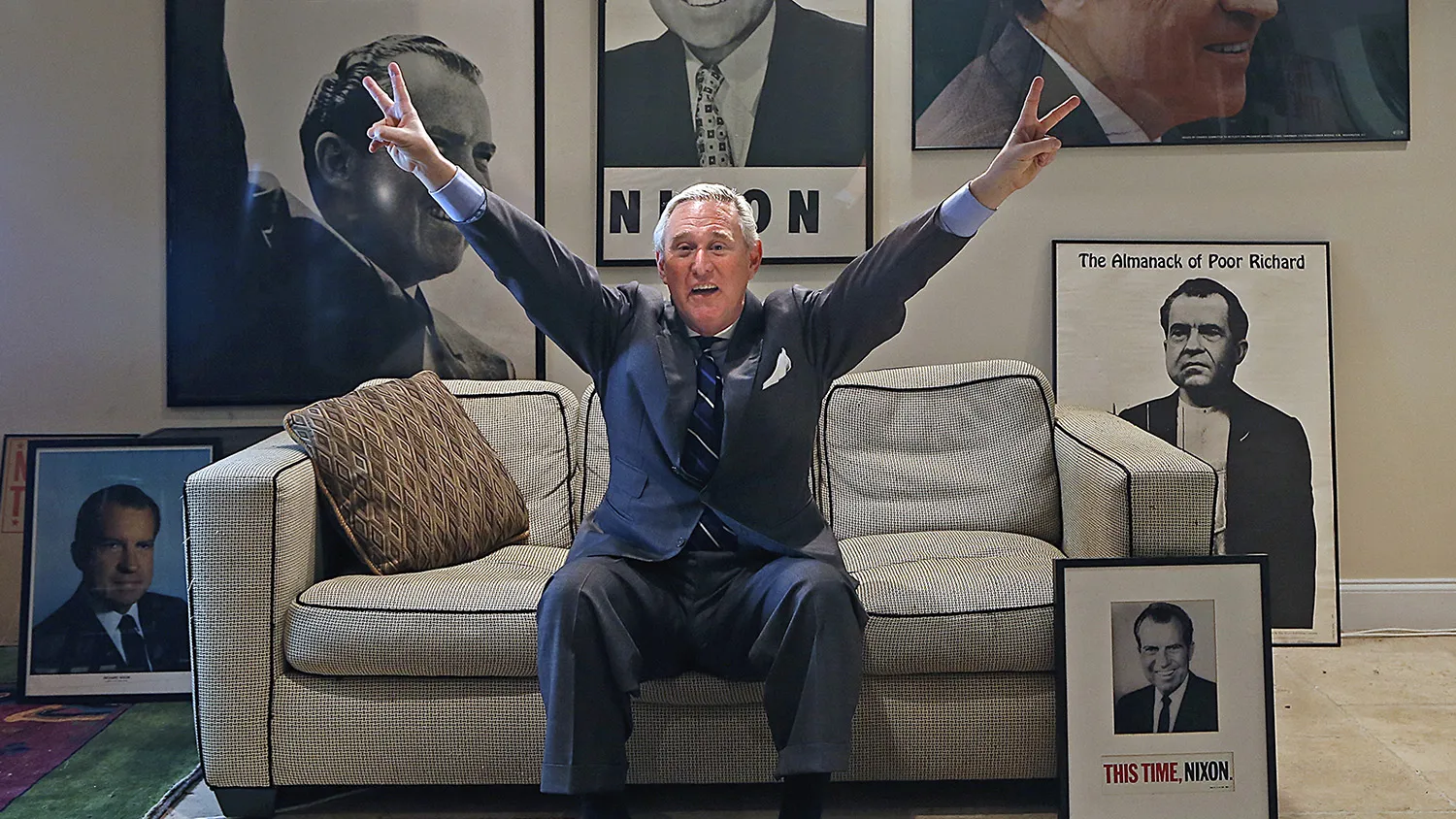 Roger Stone, pictured at his office in Fort Lauderdale, Fla., is a veteran Republican political operative with a reputed skill for dirty tricks. (Carl Juste/Miami Herald/MCT)
