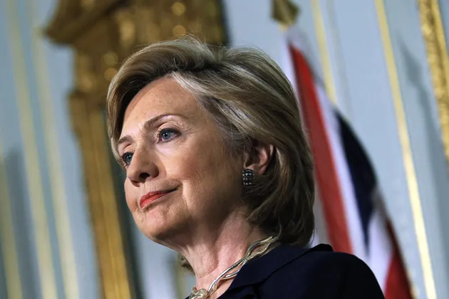 U.S Secretary of State Hillary Clinton during state visit to the U.K in 2009