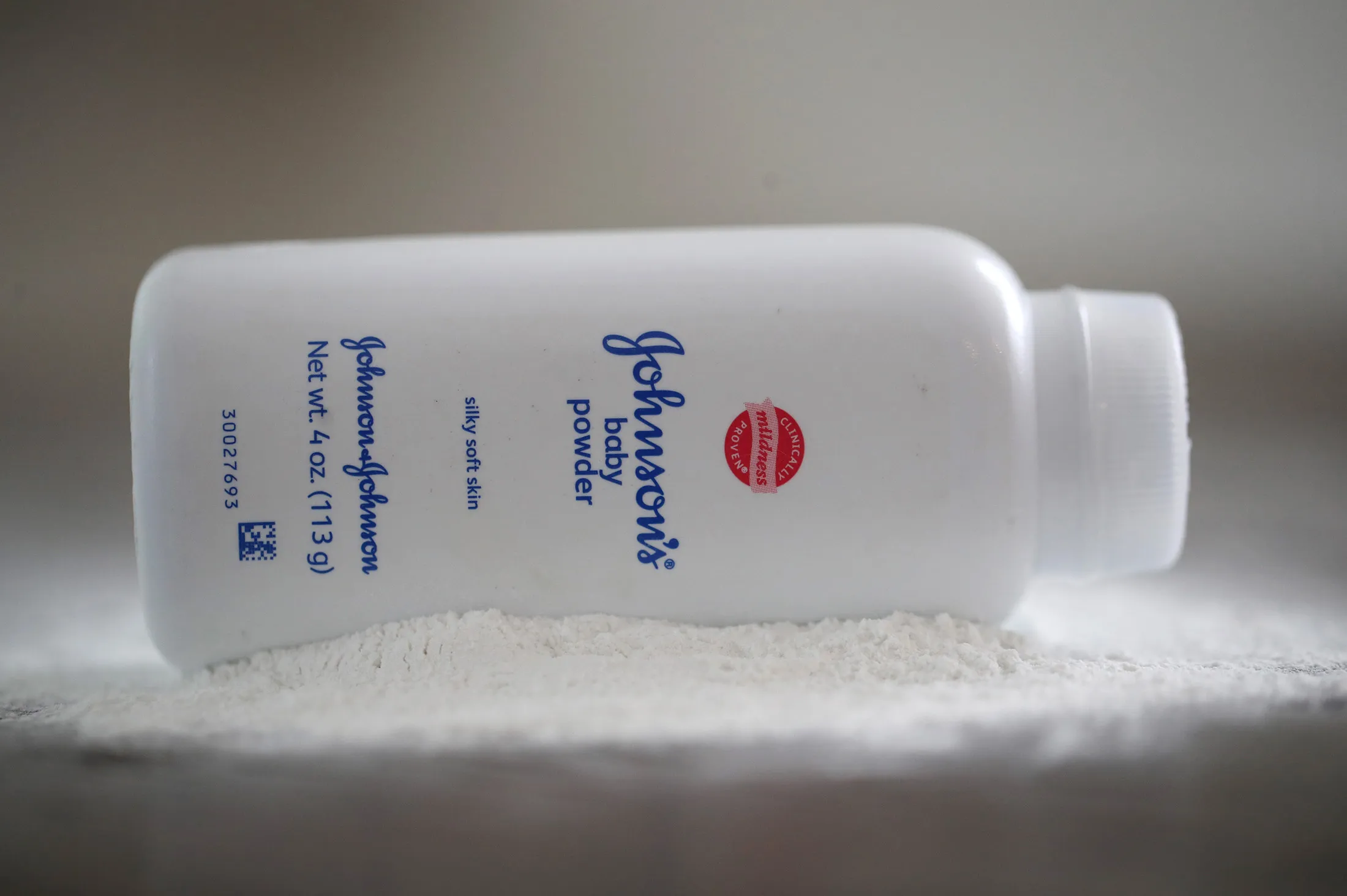 Johnson and Johnson baby powder.
