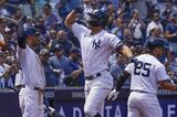Judge, Stanton Homer to Bail Out Taillon, Yanks Top A's 5-3