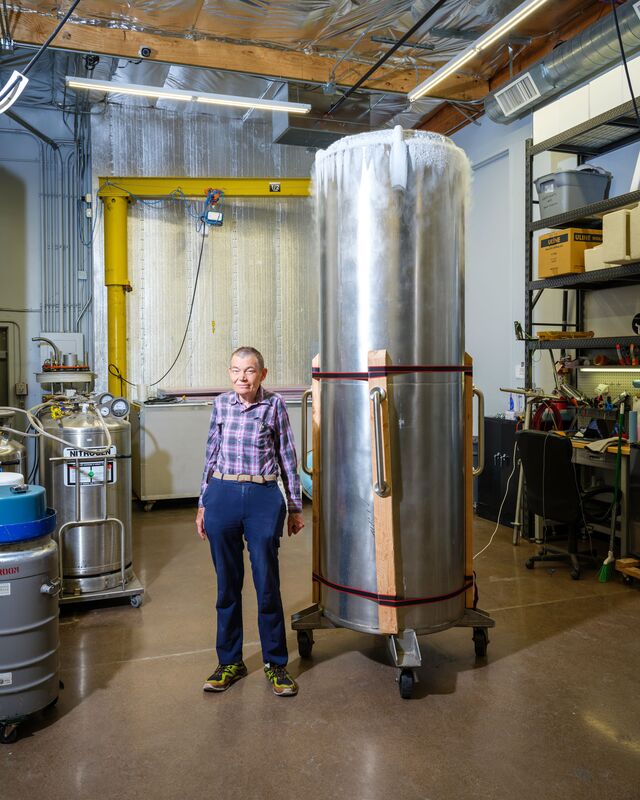 R. Michael Perry, who’s worked for the organization since 1989, monitors Alcor’s facilities.