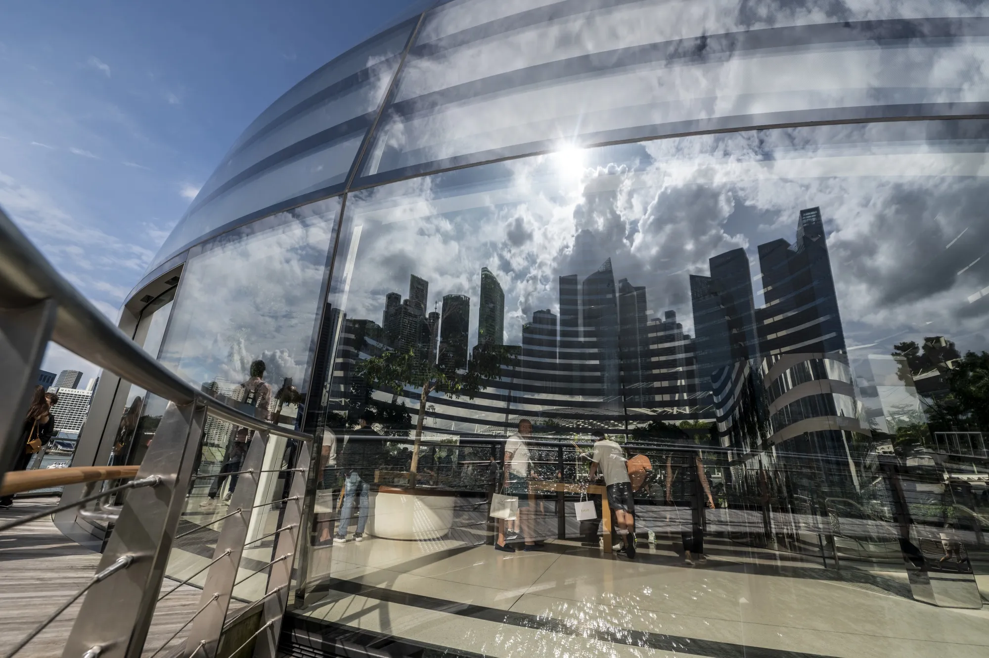 The Marina Bay waterfront in Singapore.