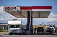 An Exxon Mobil Corp. Gas Station Ahead Of Earnings Figures 
