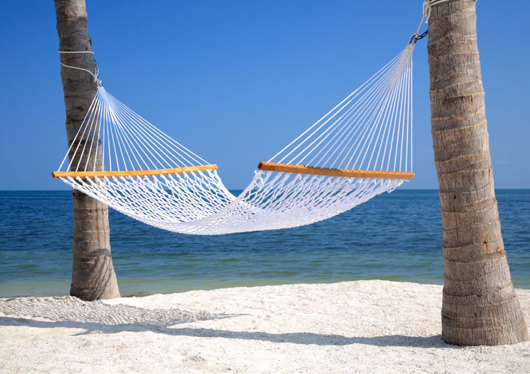 hammock on beach
