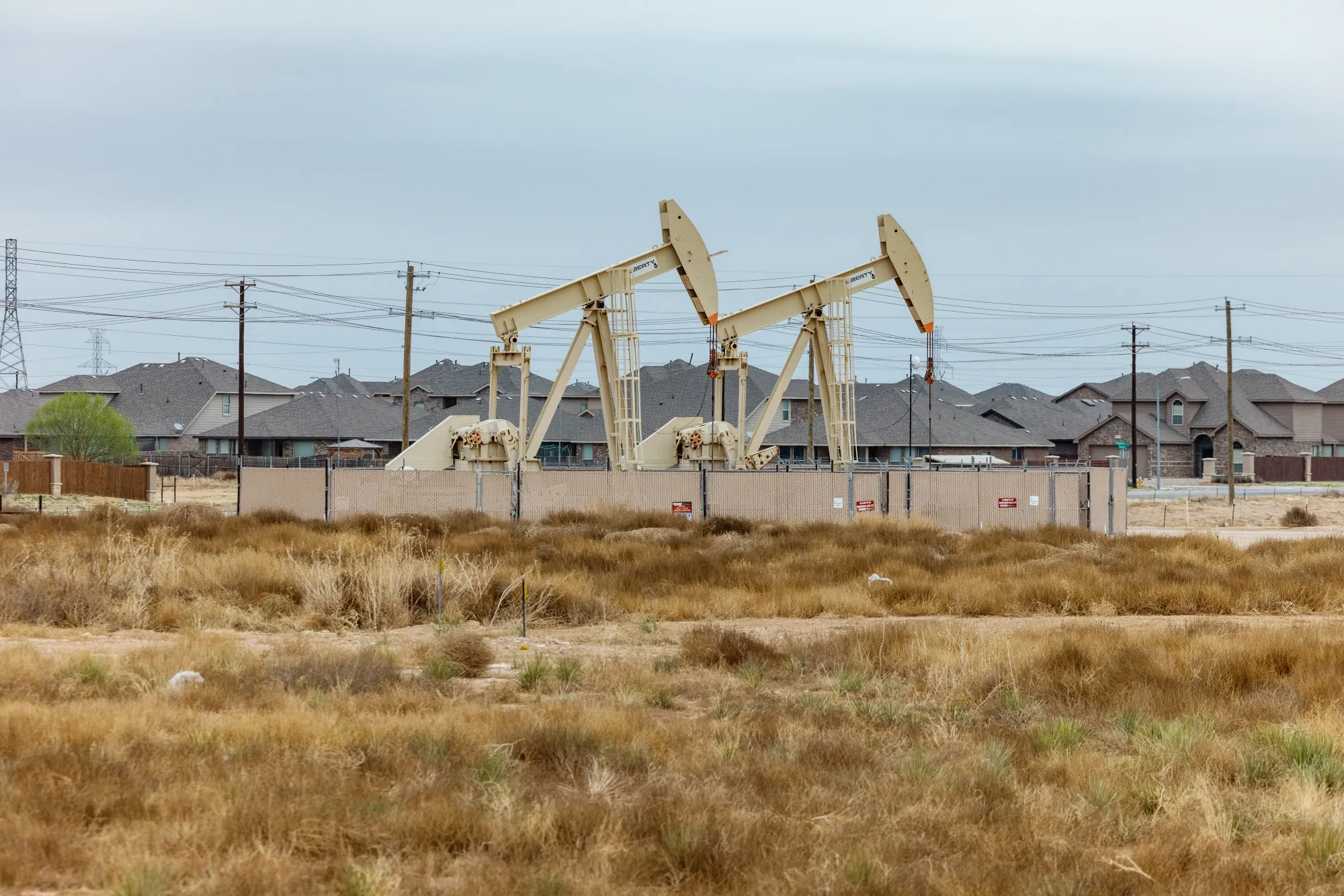 Pumpjacks in Midland, Texas.