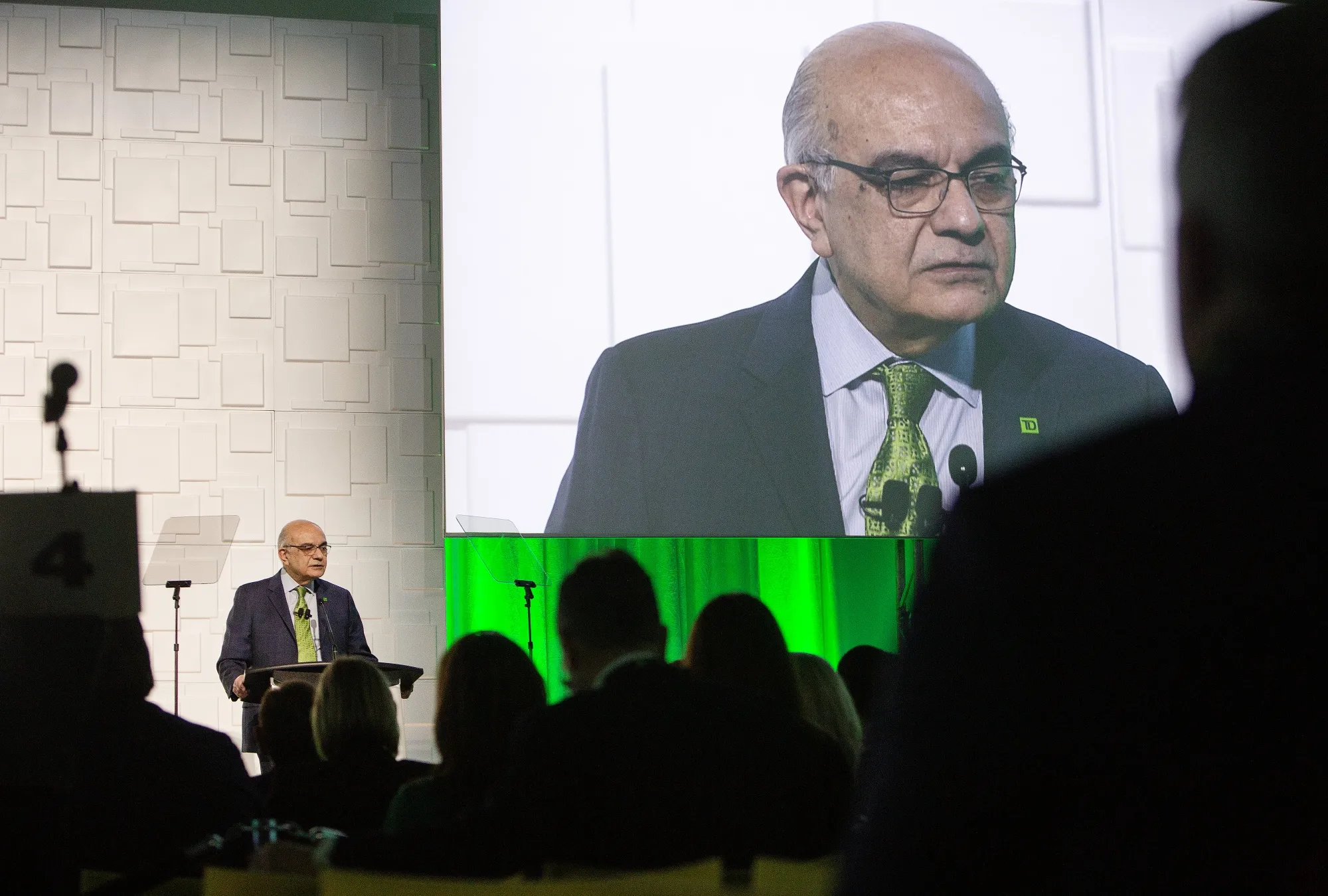 Bharat Masrani will retire as CEO of Toronto-Dominion Bank in April after more than a decade in the seat.