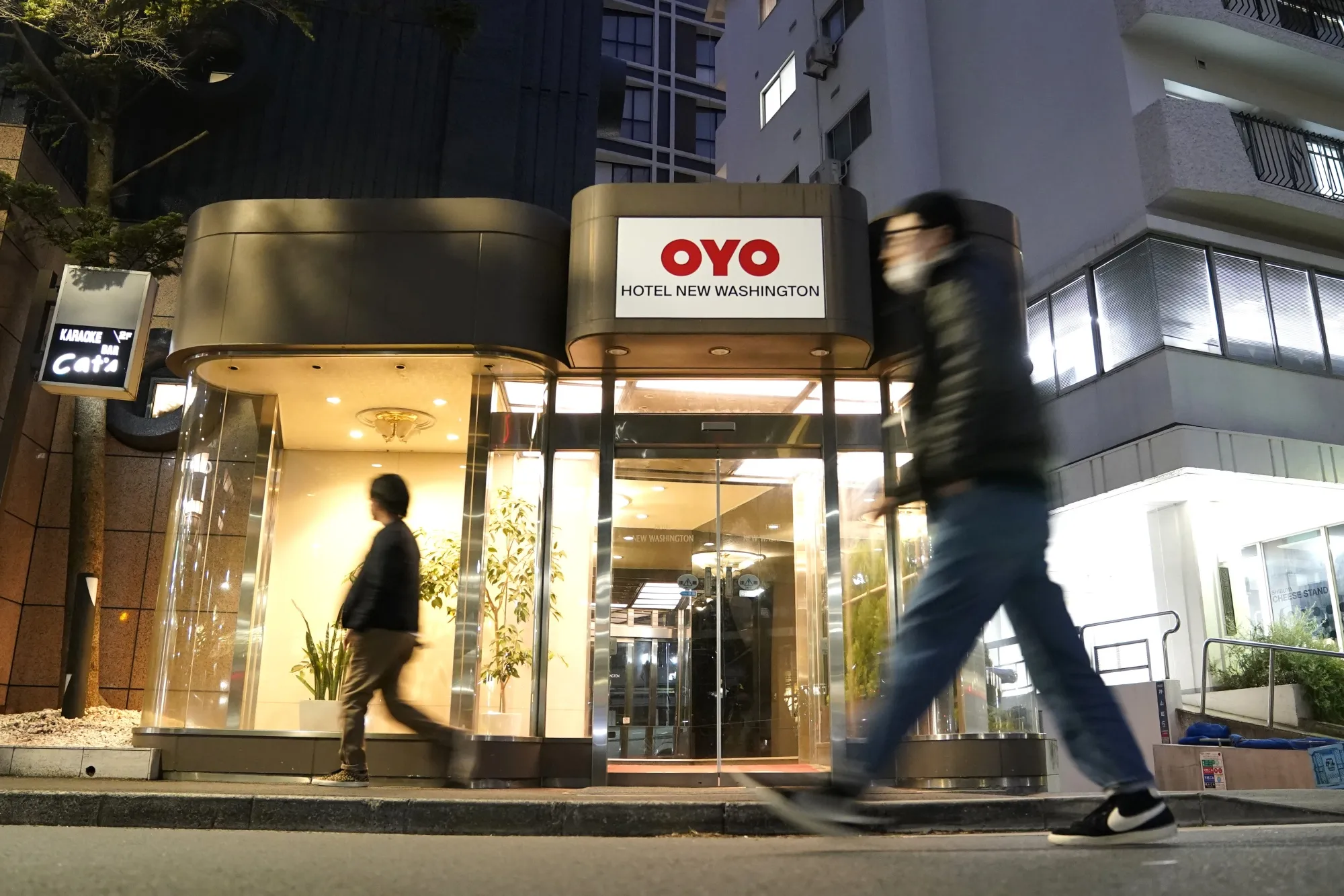 An Oyo hotel in Tokyo.
