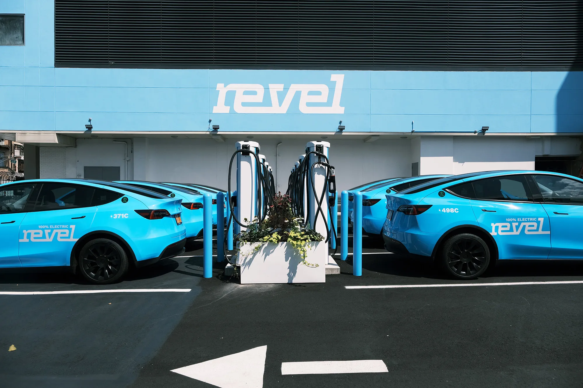 The Revel&nbsp;Tritium charging station in Brooklyn, New York.&nbsp;