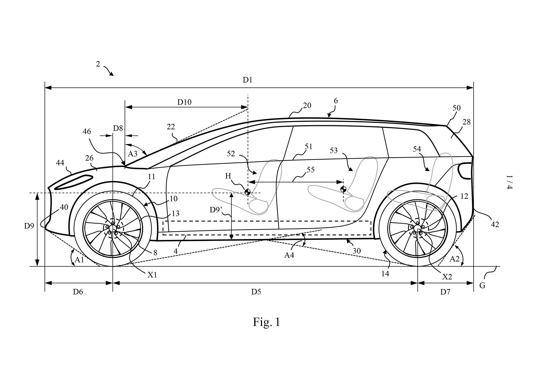 Dyson car patent drawings