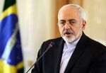 Iranian Foreign Minister Mohammad Javad Zarif speaks during a press conference.