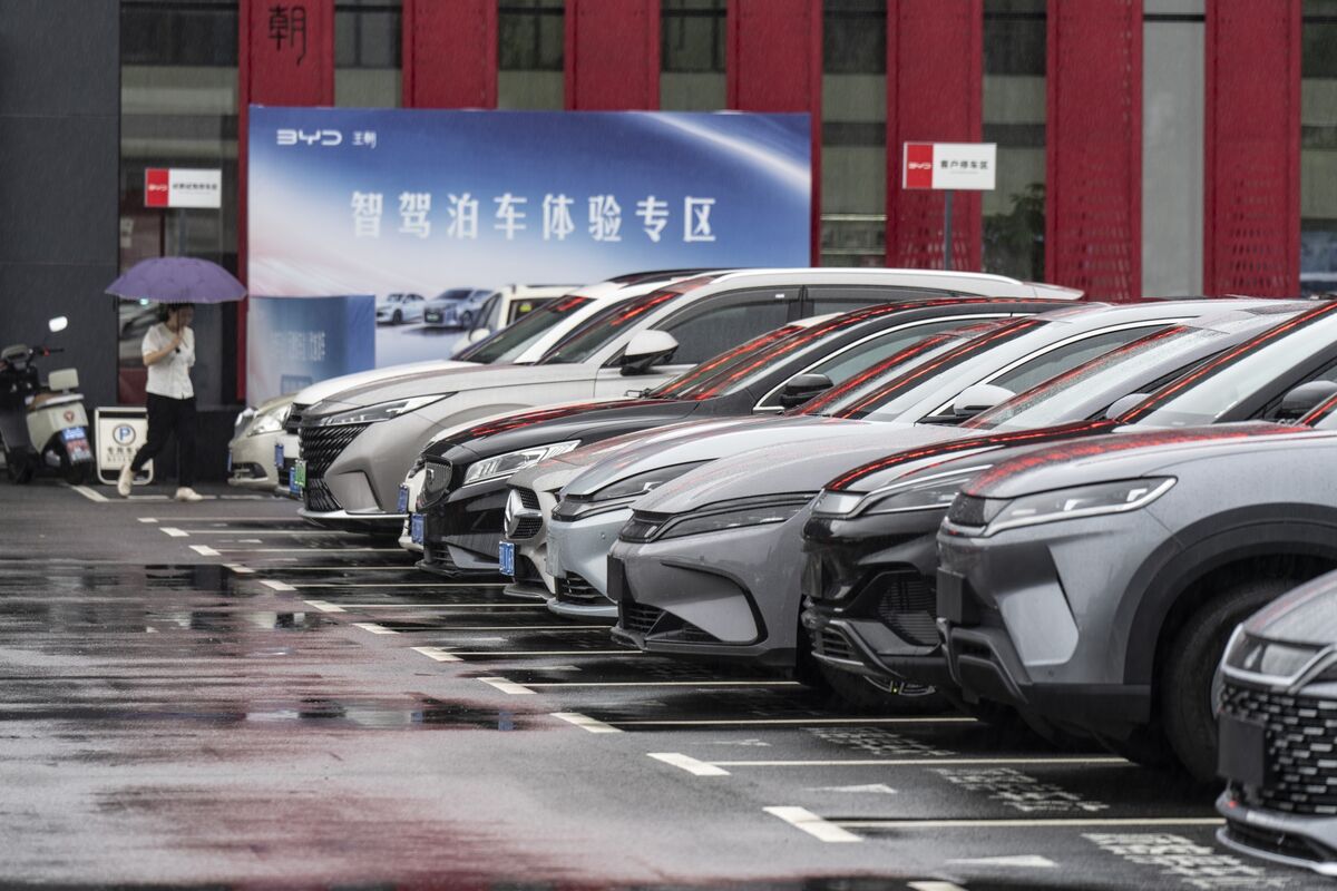 BYD Sales Stumble as China’s Electric Car Upstarts Gain Ground
