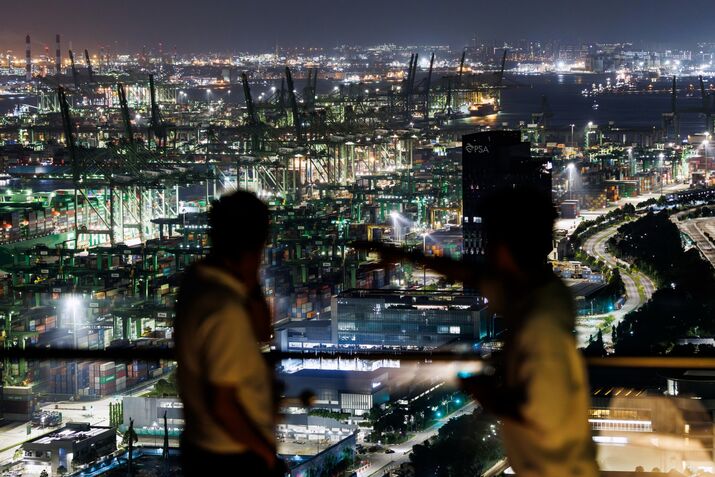 Singapore Port As Island Holds Policy, With AI Boom to Support Export Demand