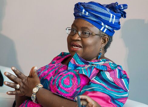 Former Nigerian Finance Minister Ngozi Okonjo-Iweala.