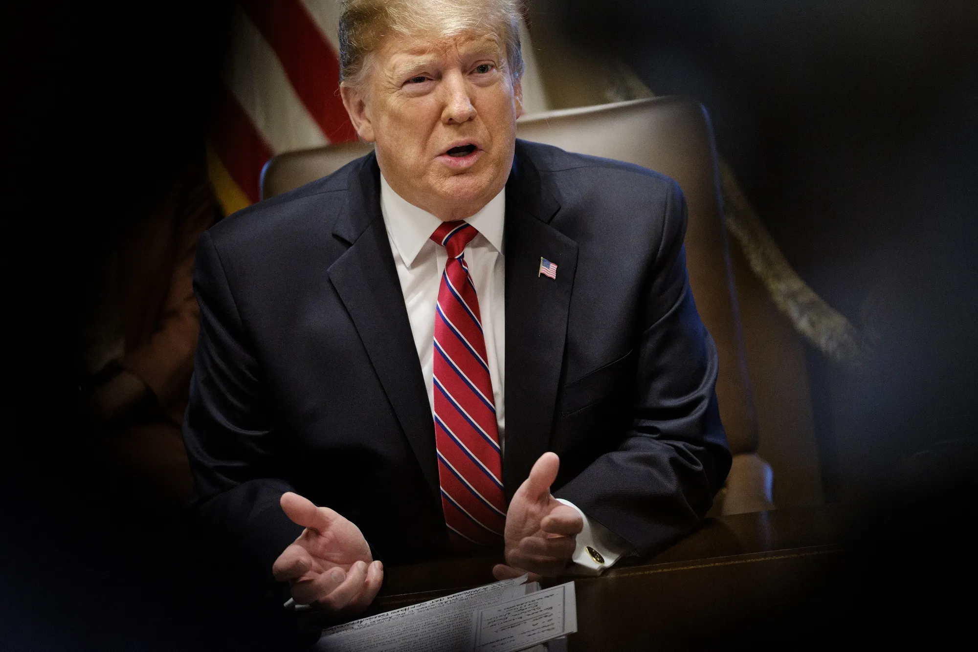 トランプ氏、就任以来最長２時間強の演説－「ロシア捜査はでたらめ」 - Bloomberg