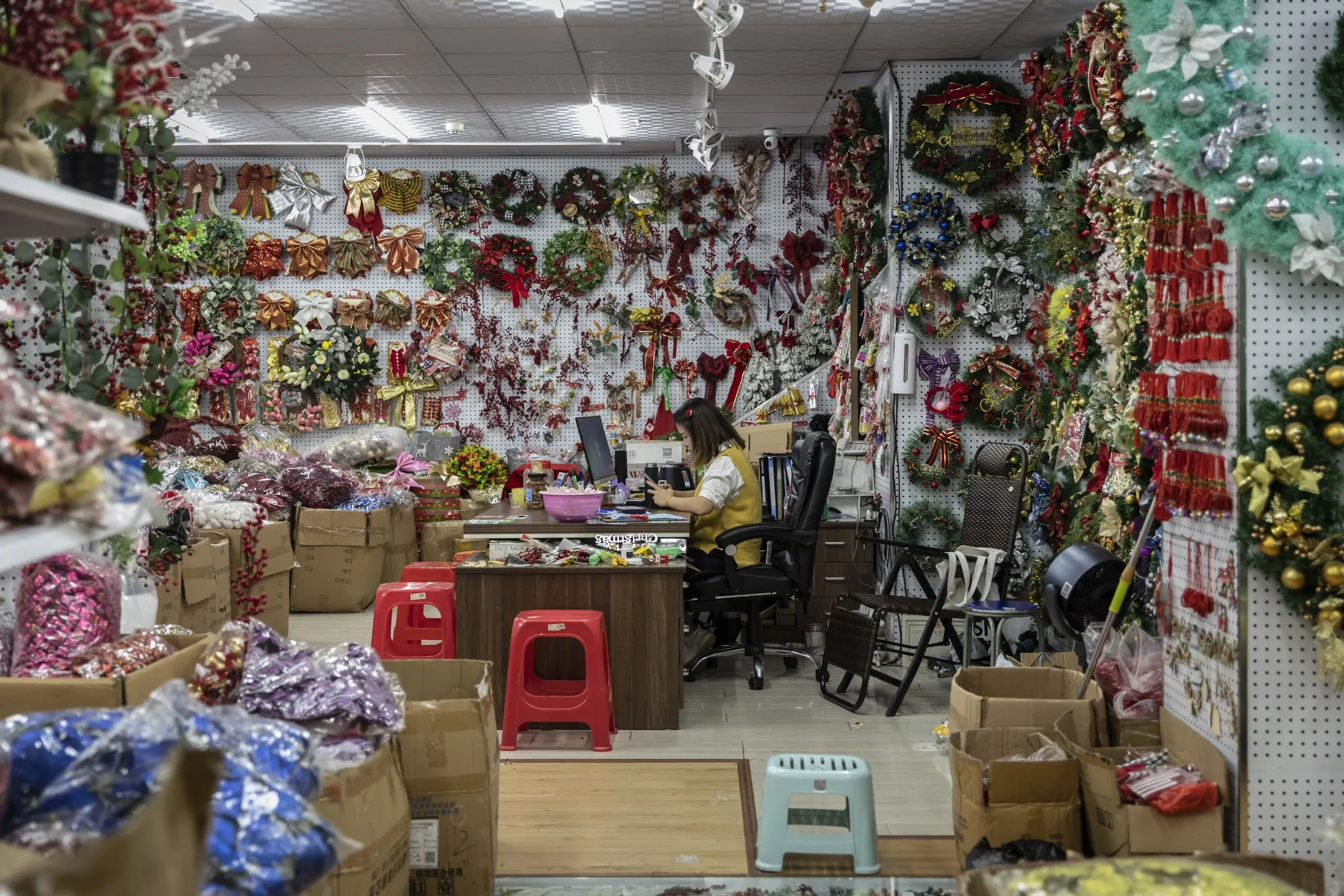 Yiwu’ is a hub for global trade in consumer knick-knacks.